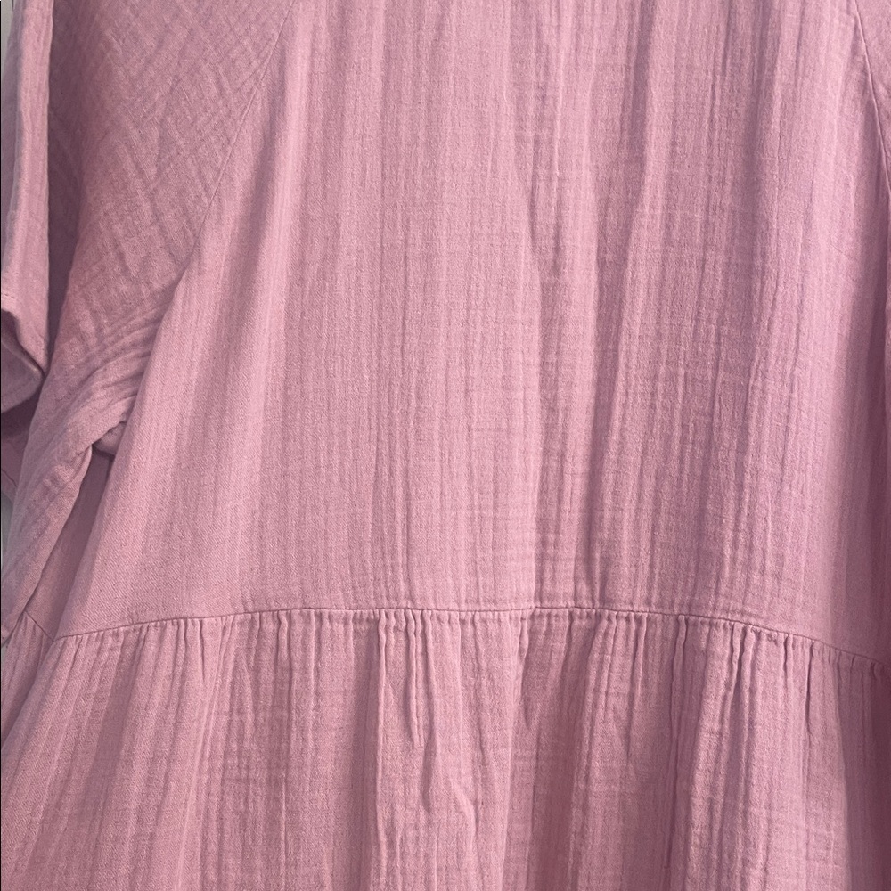 Old Navy Mauve Ruffle-Trim Mini Dress - Picture 7 of 11